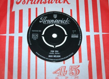 Rick Nelson ‎– For You / That's All She Wrote (7"si UK 1963) nm - Image 3