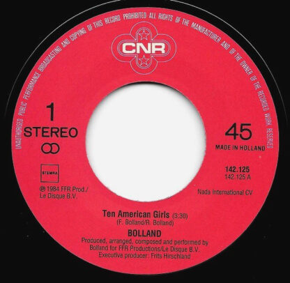 Bolland ‎– Ten American Girls (7"si NL 1984) - Image 2