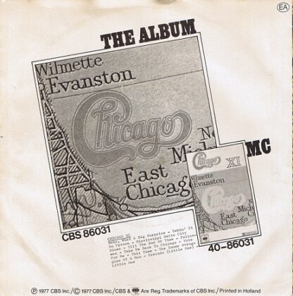Chicago – Baby, What a Big Surprise (7"si NL 1977) - Image 2