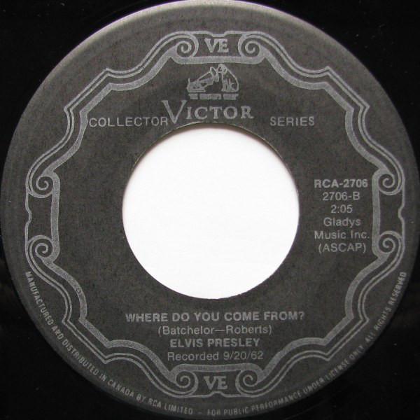 Elvis Presley – Return To Sender (7"si Canada 1977) Victor Collector Series - Image 2