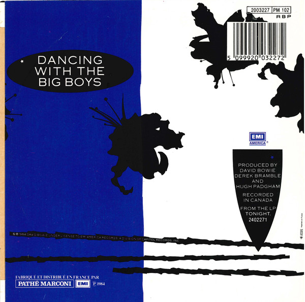 David Bowie – Blue Jean (7"si France 1984) vg++/vg+ - Image 2