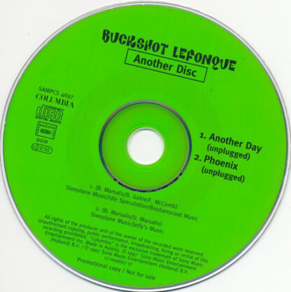 Buckshot LeFonque ‎– Another Disc (CD-si NL 1997) Unplugged Promo - Image 3