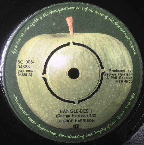 George Harrison – Bangle-Desh (7"si NL 1971)
