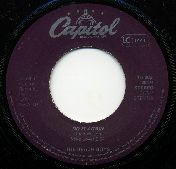 The Beach Boys – Sloop John B. / Do It Again (7"si NL 1982) nm/nm Do You Remember? - re-release - Image 3
