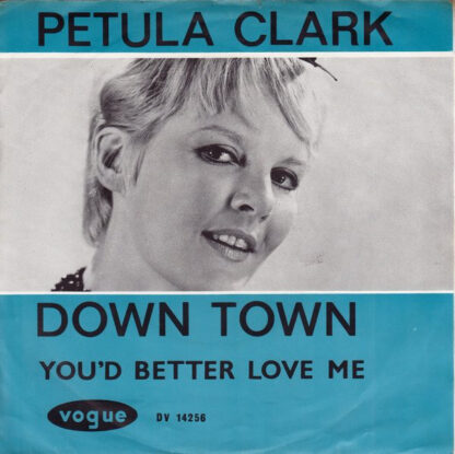 Petula Clark – Down Town (7"si NL 1964) Extremely Rare copy WITH press-out center!
