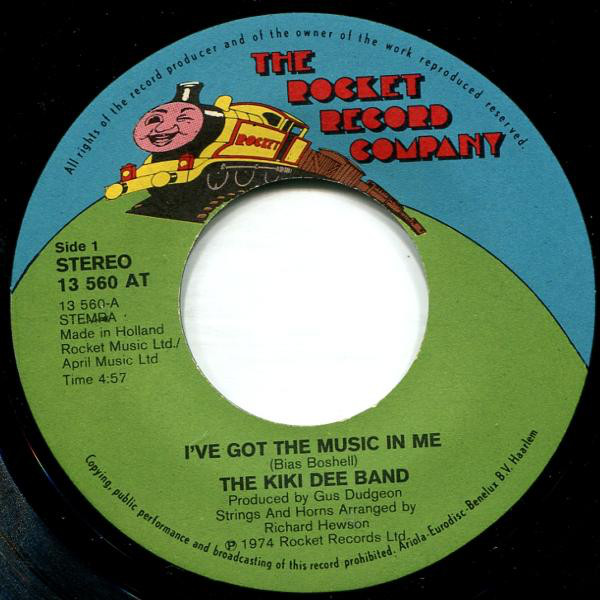 The Kiki Dee Band – I've Got the Music in Me (7"si NL 1974) vg/vg++ - Image 2