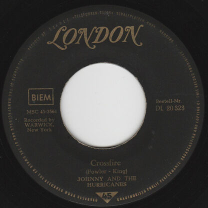 Johnny and The Hurricanes ‎– Beatnik Fly (7"si Germany 1960) - Image 2