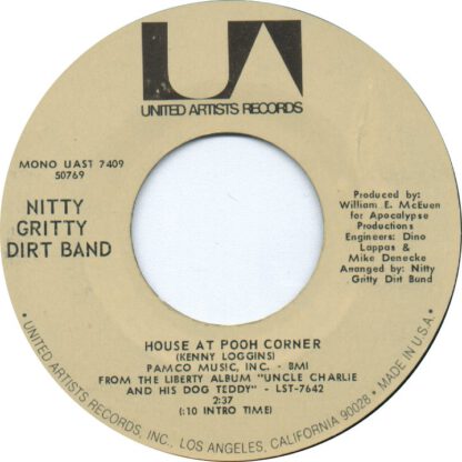 Nitty Gritty Dirt Band – House at Pooh Corner (7"si US 1971) - Image 2
