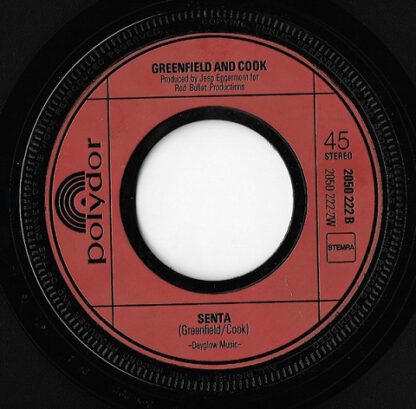 Greenfield & Cook ‎– Melody (7"si NL 1972) - Image 2