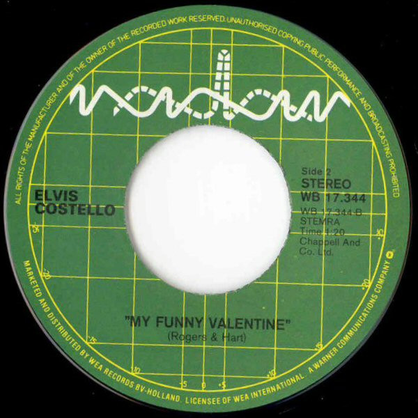 Elvis Costello – Oliver's Army / My Funny Valentine (7"si NL 1979) - Image 3