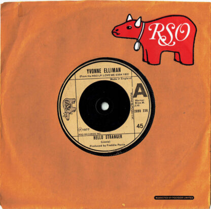 Yvonne Elliman ‎– Hello Stranger (7"si UK 1977)