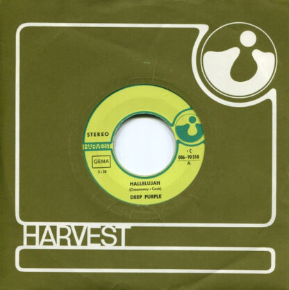 Deep Purple ‎– Hallelujah (7"si Germany 1969)