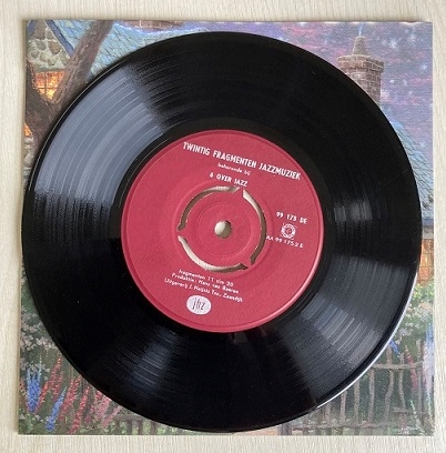 Various Artists - Twintig Fragmenten Jazzmuziek (7"EP NL 1958) vg++ gepresenteerd door Willem Duys - Image 2