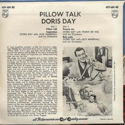 Doris Day ‎– Pillow Talk (7"EP NL 1960) vg++/vg++ - Image 2