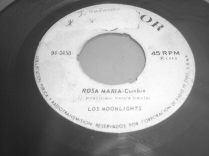 Los Moonlights ‎– Rosa Maria / La Araña (7"si Chile 1965)