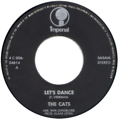 The Cats ‎– Let's Dance (7"si Belgium 1972) - Image 3
