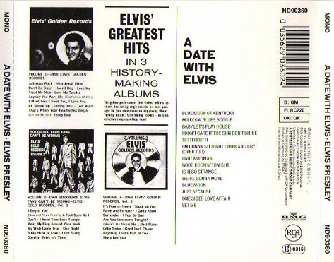 Elvis Presley – A Date With Elvis (CD Germany 1989) - Image 2