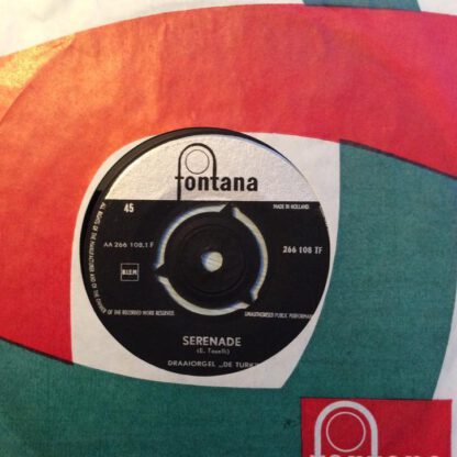 Draaiorgel "De Turk" ‎– Serenade (7"si NL 1961)