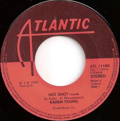 Karen Young - Hot Shot (7"si NL 1978) - Image 2