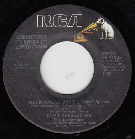 Elvis Presley – Can't Help Falling In Love / Rock-a-Hula Baby (7"si US 1977) Collectors' Series - Limited Edition nm/nm - Image 3