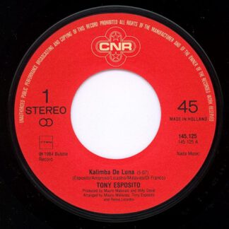 Tony Esposito ‎– Kalimba de Luna (7"si NL 1984)