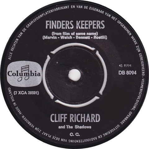 Cliff Richard and The Shadows – In The Country (7"si NL 1966) nm- - Image 2
