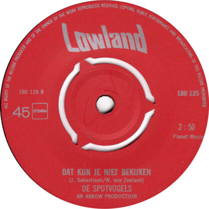 De Spotvogels – De Parkieten van Brigitte (7"si NL 1971) - Image 3