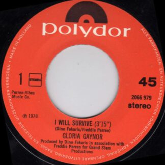 Gloria Gaynor ‎– I Will Survive (7"si NL 1978) vg+