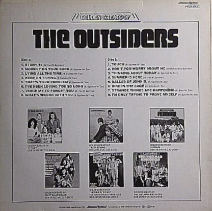 The Outsiders ‎– Golden Greats of The Outsiders (LP NL 1979) - Image 2