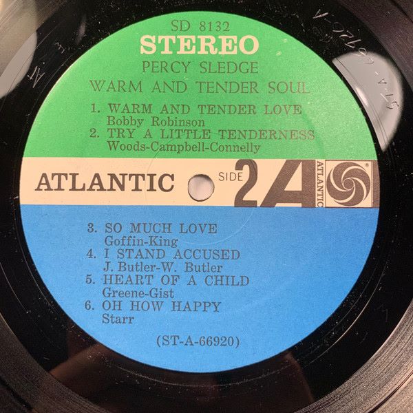 Percy Sledge – Warm & Tender Soul (LP US 1966) vg+/vg - Image 4