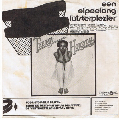 Thelma Houston ‎– Don't Leave Me This Way (7"si NL 1976) nm-/vg - Image 2