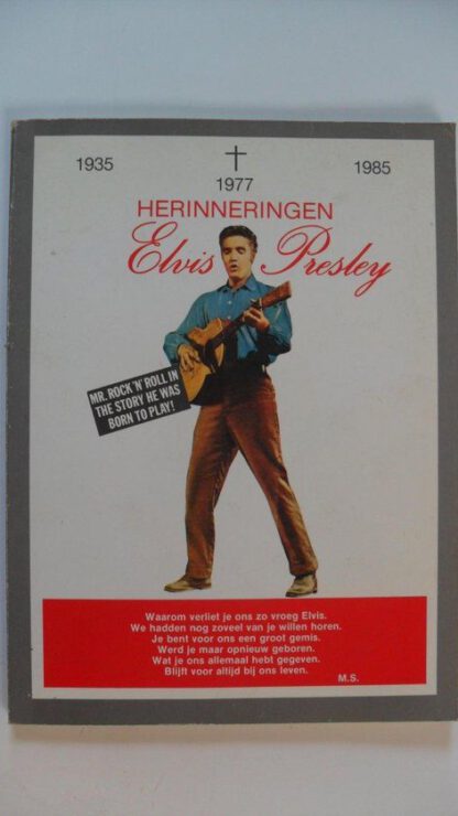 Elvis Presley - Herinneringen 1935-1977-1985 (NL book 1985) nm