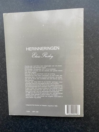 Elvis Presley - Herinneringen 1935-1977-1985 (NL book 1985) nm - Image 2