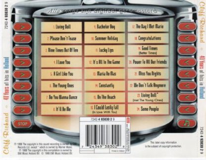 Cliff Richard ‎– 40 Years of Hits in Holland (CD NL 1998) vg++/mint - Image 2