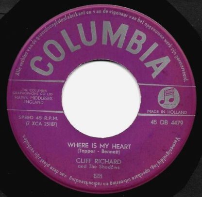 Cliff Richard and The Shadows ‎– Please Don't Tease (7"si NL 1960) vg++ - Image 2