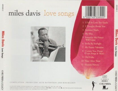Miles Davis ‎– Love Songs (CD Europe 1999) nm/mint! - Image 2
