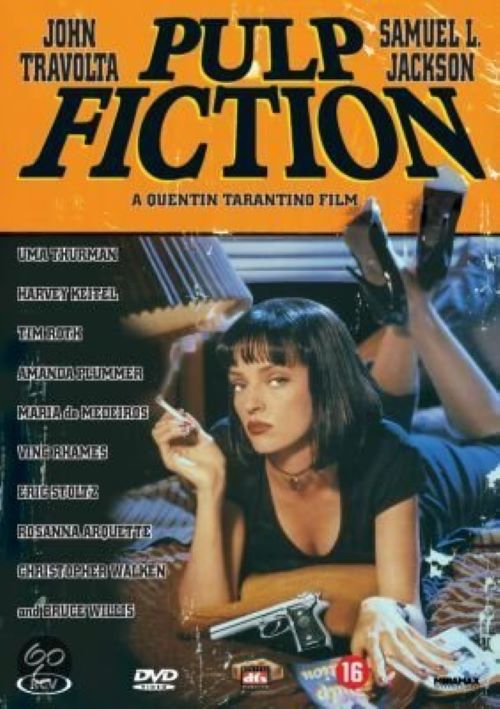 Pulp Fiction (DVD NL 1994) Quentin Tarantino starring Uma Thurman / John Travolta / Samuel L. Jackson nm/mint!
