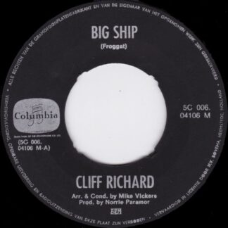 Cliff Richard - Big Ship (7"si NL 1969) vg