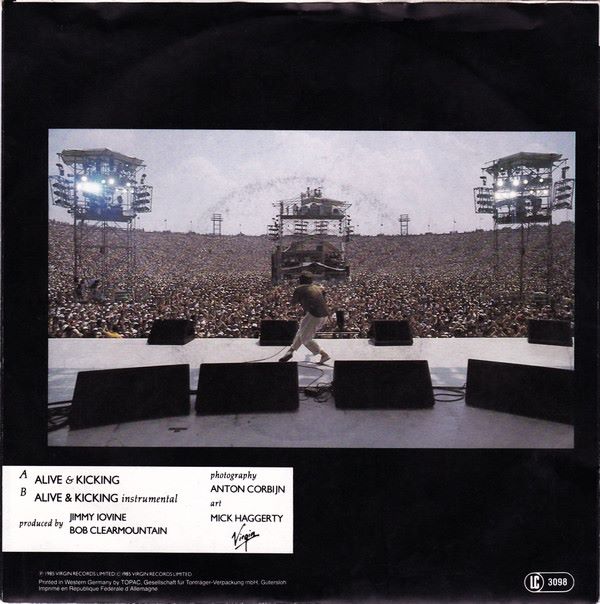 Simple Minds – Alive & Kicking (7"si Germany 1985) nm/vg+ - Image 2