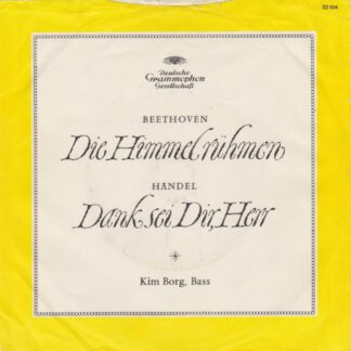 Kim Borg – Die Ehre Gottes in der Natur / Dank Sei Dir, Herr (7"si Germany 1954?) vg/poor!