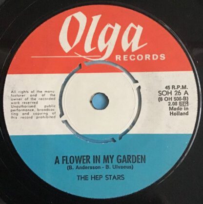 pre-ABBA: The Hep Stars – Let It Be Me / A Flower in My Garden (7"si NL 1968) vg+ - Image 2
