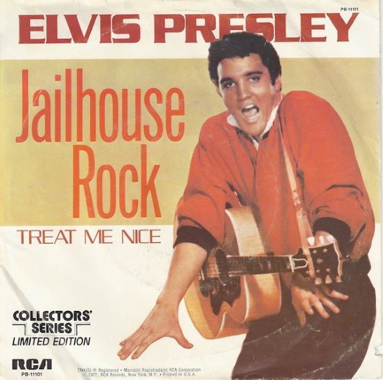 Elvis Presley – Jailhouse Rock / Treat Me Nice (7"si US 1977) Limited Edition - Collector's Series nm/vg++
