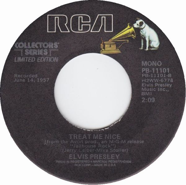 Elvis Presley – Jailhouse Rock / Treat Me Nice (7"si US 1977) Limited Edition - Collector's Series nm/vg++ - Image 3