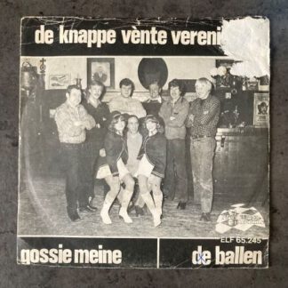 De Knappe Vènte Vereniging - Gossie Meine (7"si NL 1981) Zeldzaam! vg+/g+
