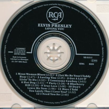 Elvis Presley ‎– Loving You (CD Germany 1990) Original Soundtrack nm/nm - Image 3
