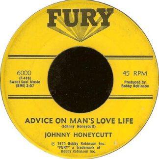 Johnny Honeycutt – Advice on Man's Love Life (7"si US 1974)