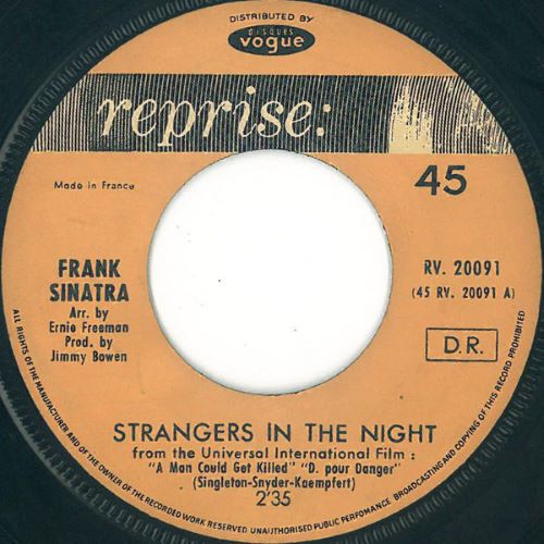 Frank Sinatra – Strangers in the Night (7"si France 1966) vg++/vg++ - Image 3