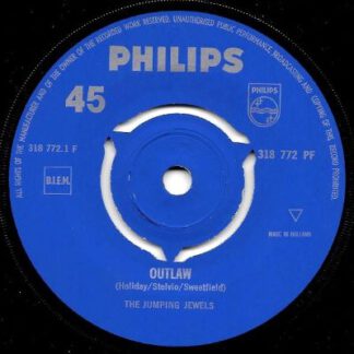 The Jumping Jewels ‎– Outlaw / The Green Leaves Of Summer (7"si NL 1962) vg