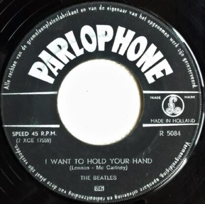 The Beatles ‎– I Want To Hold Your Hand / This Boy (7"si NL 1963) vg++