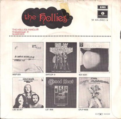 The Hollies – He Ain't Heavy ... He's My Brother (7"si NL 1969) vg++/vg+ - Image 2